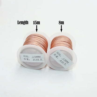 15/8M Solder Wick Desoldering Copper Braid — 2/2.5/3.0mm PCB & BGA Tin Removal Tool