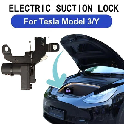 Electric Soft Closing Lock – Front Trunk & Spare Box Suction Door Closer for Tesla Model 3 & Y (2021–2024 Highland)