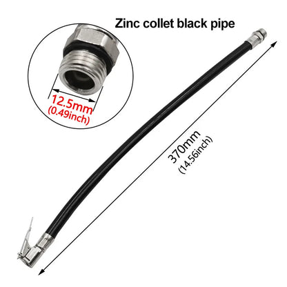 Car Tire Air Inflator Extension Hose – Twist Lock Air Chuck Adapter for Bike & Motorcycle Pump