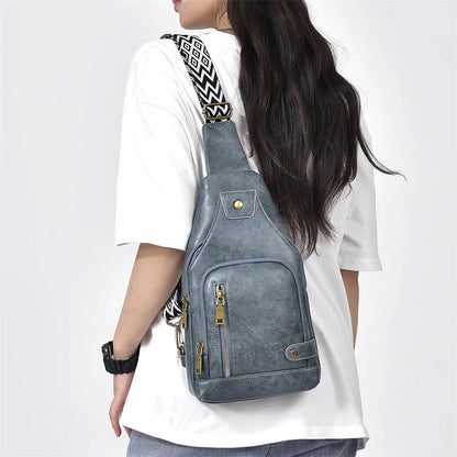Waterproof Summer Crossbody Chest Bag for Couples – Unisex Small & Breathable Backpack