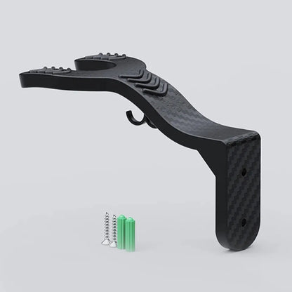 Motorcycle Helmet & Jacket Hook Rack — Multipurpose Wall-Mount Hanger for Helmets, Luggage, Kitchen, and Home Use