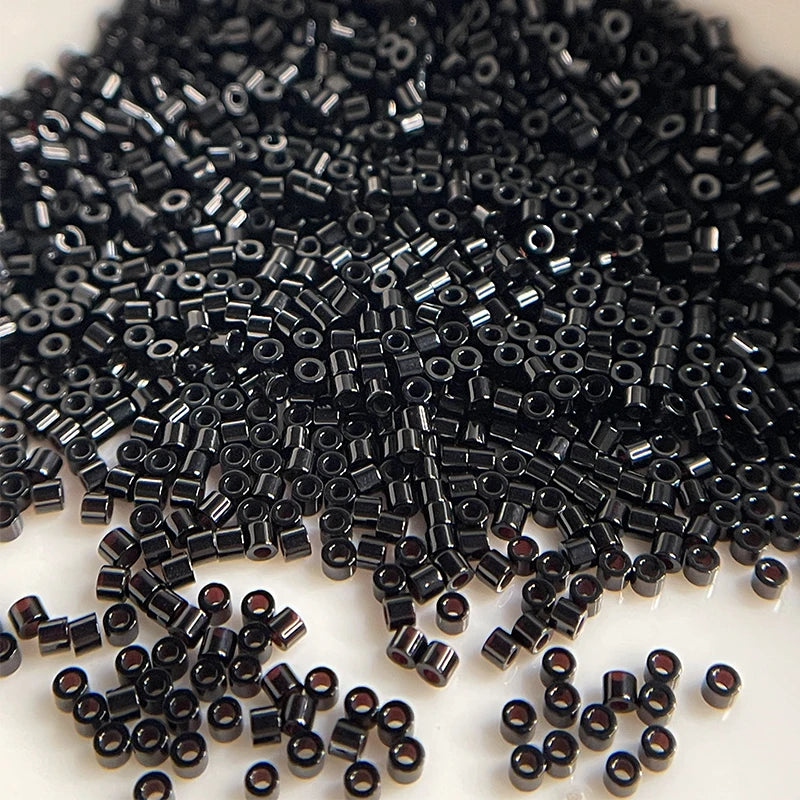 Oil Painting Color Glass Seed Beads - 11/0 Loose Spacer Beads for DIY Jewelry Making, Sewing & Craft Accessories