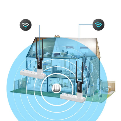300Mbps USB WiFi Repeater & Signal Booster – Wireless Range Extender Router for Home Network Coverage