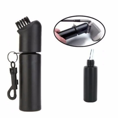 Golf Club Cleaning Brush – Wet Scrub Brush for Irons & Balls, Golf Cleaner with Water Bottle