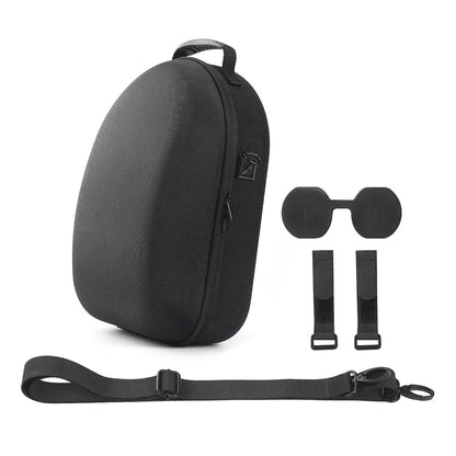 Meta Quest 3 VR Headset Hard EVA Carrying Case with Shoulder Strap – Travel Storage Bag for VR Accessories