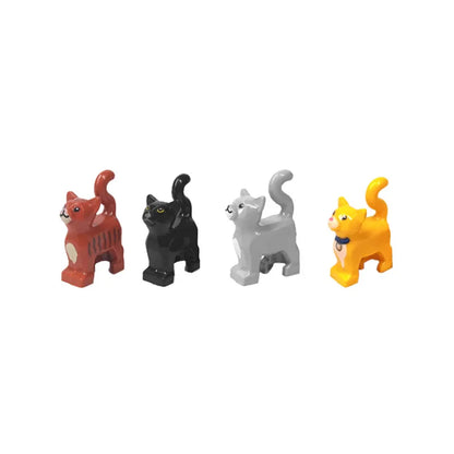 MOC Animal Scene Building Blocks – Zoo & Wildlife DIY Toy Bricks with Ducks, Cats, Dogs, Penguins, Eagles, Wolves, Bears, Deer, Sharks, Snakes, Mice, Sheep (K055)