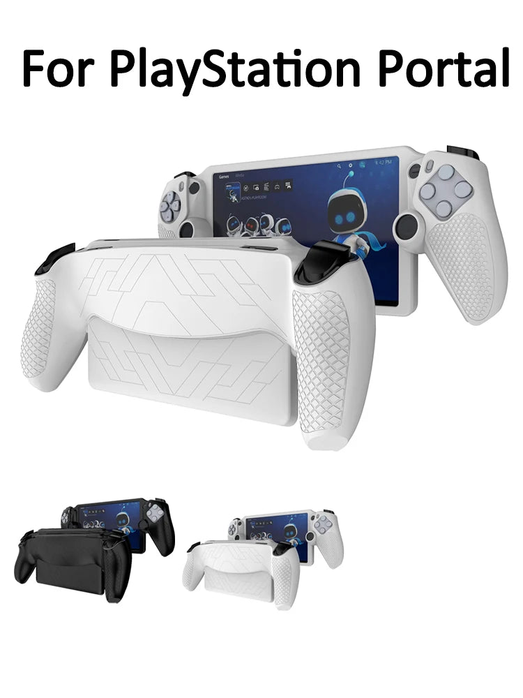 Customized Protective Case for PS5 Portal – 360° Full Coverage, Non-Slip Skin Housing & Accessories