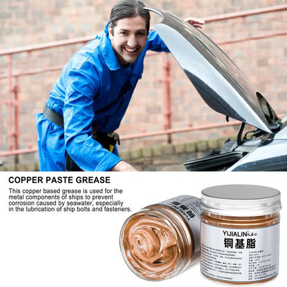 100g Copper Grease Anti-Seize - Automotive Maintenance Thread Grease & Brake Lubricant for Car Brake Systems