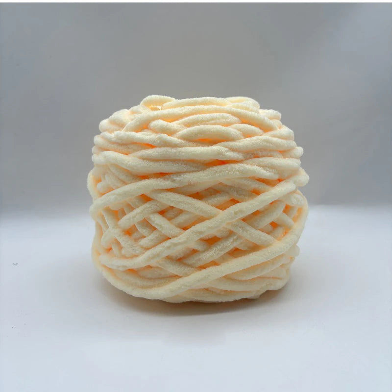 3PCS 300g Soft Chenille Knitting Yarn – Thick Ice Strip Cotton Wool Yarn for DIY Handmade Blankets, Scarves & Craft Projects