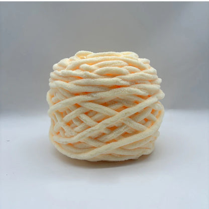 3PCS 300g Soft Chenille Knitting Yarn – Thick Ice Strip Cotton Wool Yarn for DIY Handmade Blankets, Scarves & Craft Projects