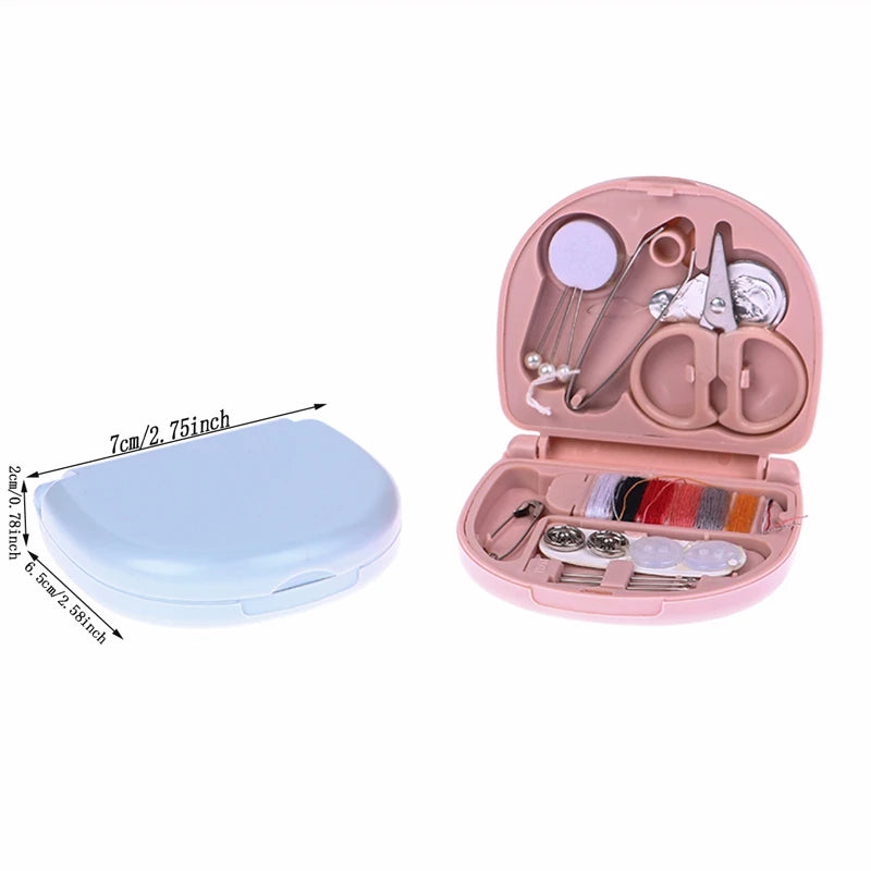 Mini Portable DIY Sewing Box – Travel & Home Sewing Kit
