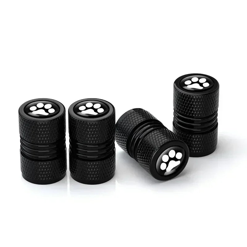 4 Pcs Crown Dice Car Wheel Tire Valve Caps - Universal Tyre Rim Stem Covers | Air Dust & Waterproof | Bling Accessories for Car & Motorcycle