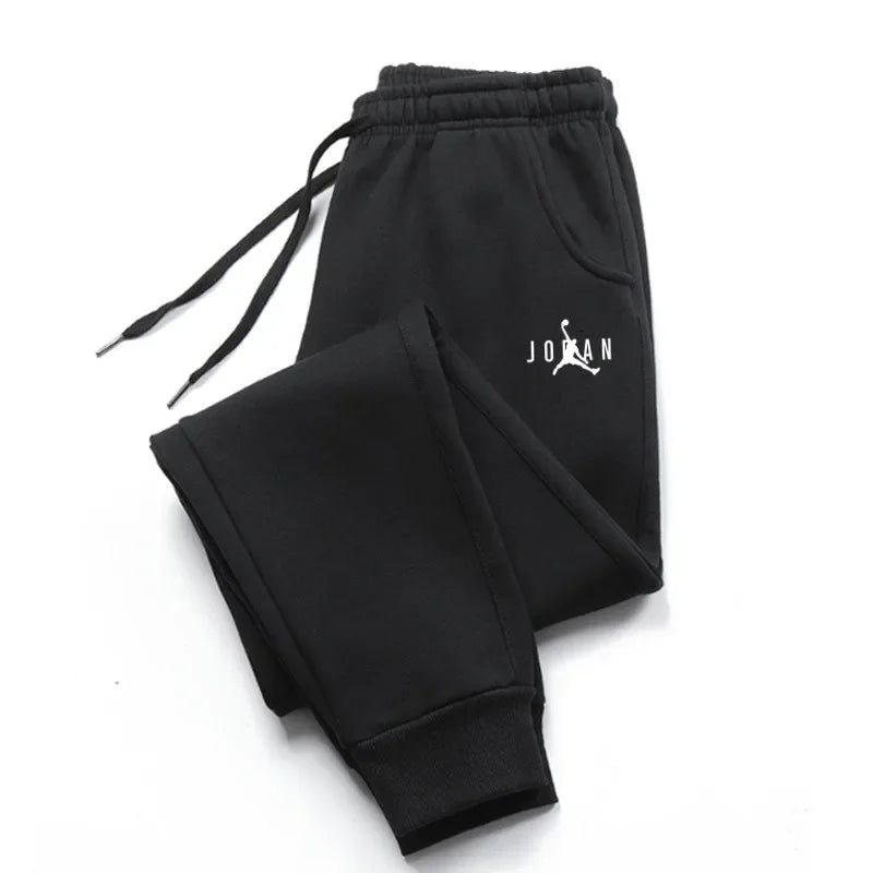 Autumn Winter Men's Joggers – Drawstring Casual Fleece Sweatpants, Workout, Running, Gym Fitness Sports Trousers