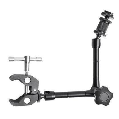 7/11/20 Inch Metal Articulating Magic Arm – Super Clamp Stand for DSLR Camera & Photo Studio Accessories