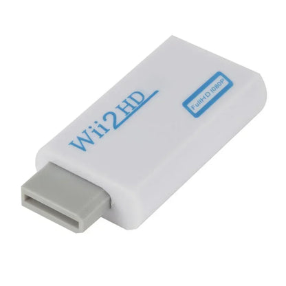 Full HD 1080P Wii to HDMI Converter Adapter – Wii2HDMI with 3.5mm Audio for PC & HDTV Display