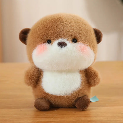 16cm Cute Plush Companion Doll - Anime Elephant, Rabbit, Bear & Panda Soft Desk Toy Gift