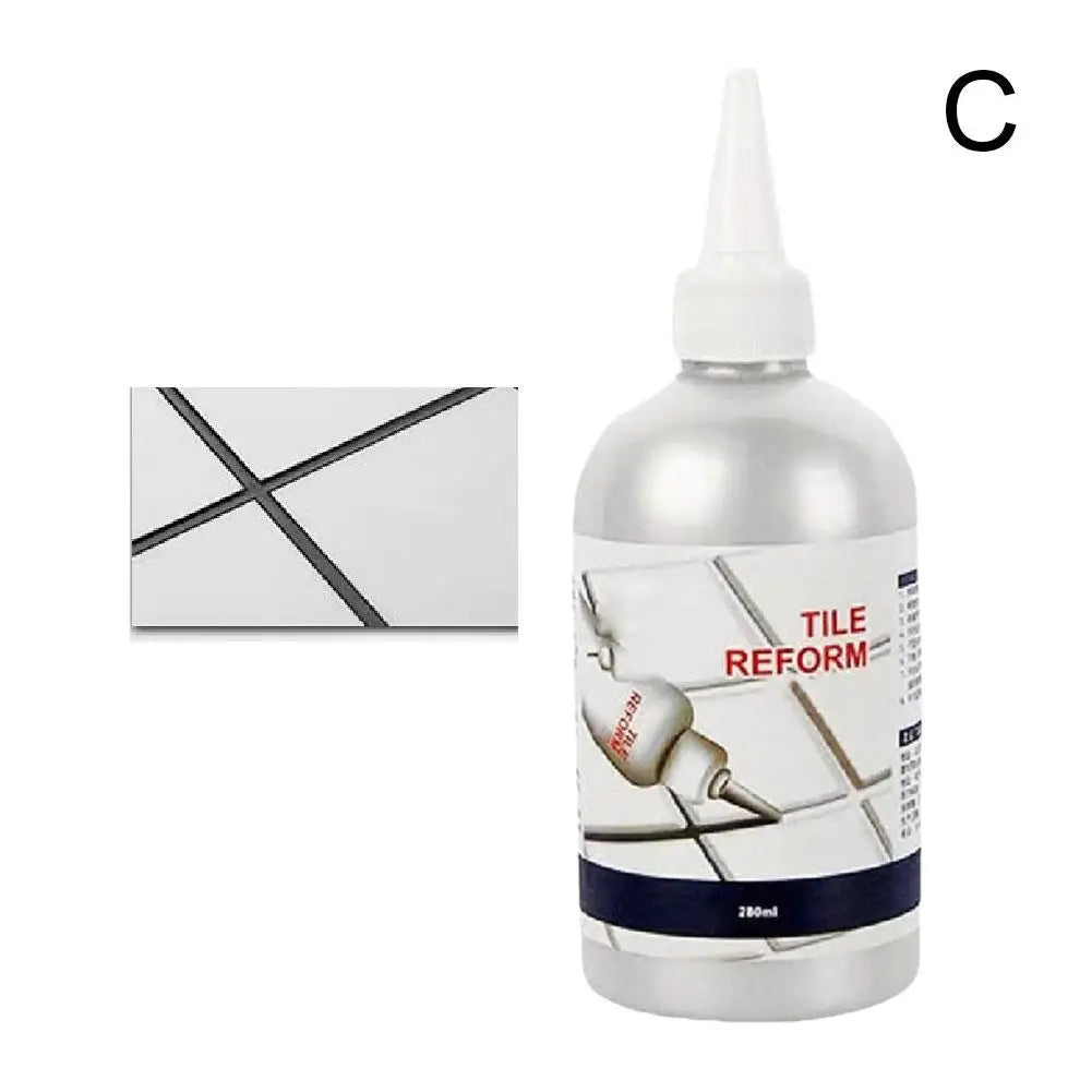 280ml Waterproof Tile Grout Repair Filler - Tile Joint Renewing Sealant in Multiple Colors