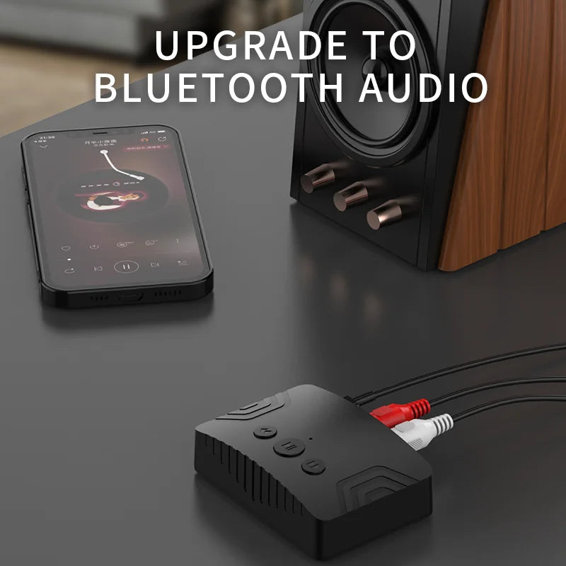 Bluetooth 5.3 Audio Receiver – 3.5mm AUX, RCA & USB Wireless Music Adapter for Car & Speaker
