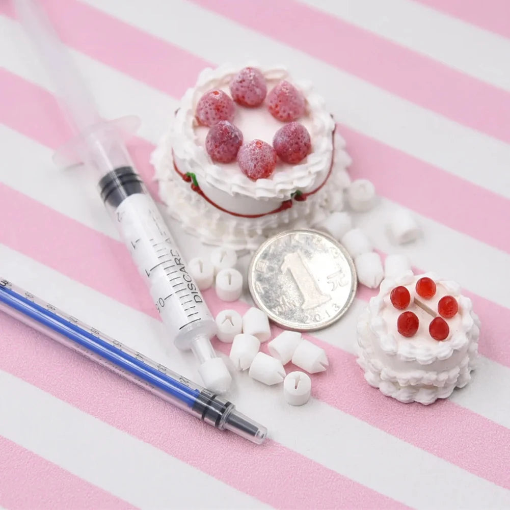 6PCS Mini Cake & Dessert Nozzles Set – Press Tools for Clay, Milk Cream, and Food Decoration