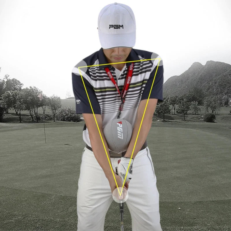 PGM Inflatable Golf Smart Ball Trainer - Portable Swing Arm Corrector, Posture Training Aid & Golf Accessory