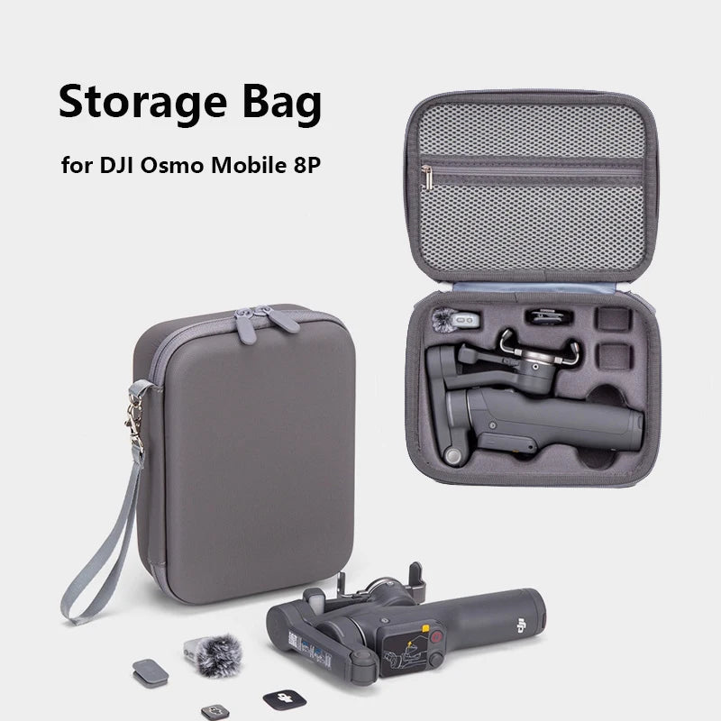 DJI Osmo Mobile 8P Carrying Case - Protective Storage Bag for OM8P Handheld Gimbal & Accessories