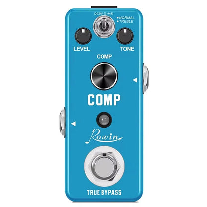 Rowin Guitar Effects Pedal – Noise Gate, Delay, Chorus, Vibrato, Phaser, Flanger, Booster, EQ, Fuzz, Metal, Distortion, and Blues Drive