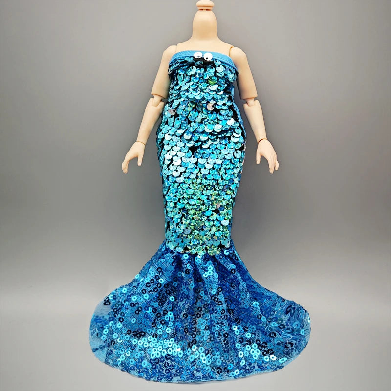 Handmade Doll Dresses & Shoes – Outfit for 28cm High School Dolls with Big Eyes & Long Eyelashes, Perfect Birthday Gift