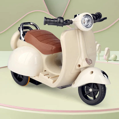Labubu Mini Electric Motorcycle Doll – Cute Toy with Lights, Music & Accessories for Kids
