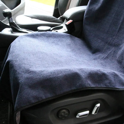 Front Car Seat Cover - Non-Slip Sweat-Absorbing Towel Protector for Cars, Trucks, and SUVs