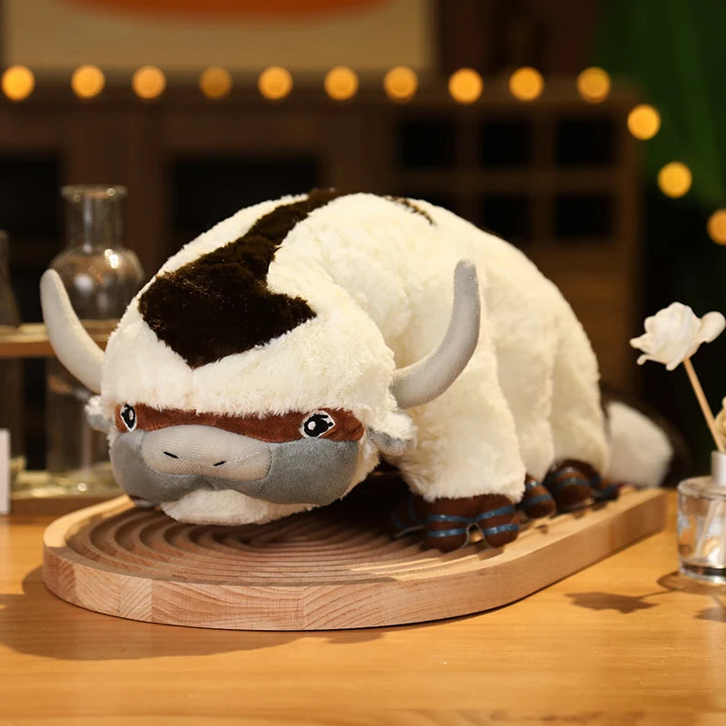 Kawaii Anime Appa Plushie – Bull Cow Stuffed Doll Toy, Christmas Gift Inspired by Avatar Aang The Last Airbender