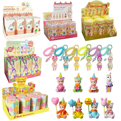 Candy House Angel Keychain Blind Box – Handmade Cartoon Doll Bag Pendant, Creative Toy for Birthday & Valentine's Day Gift