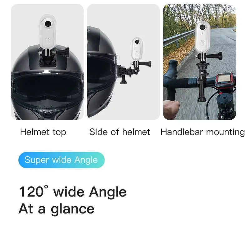 4K/1080P Outdoor Sports Action Camera – Mini Helmet & Bike Cam for Motorcycle, Bicycle & Body Video Recording