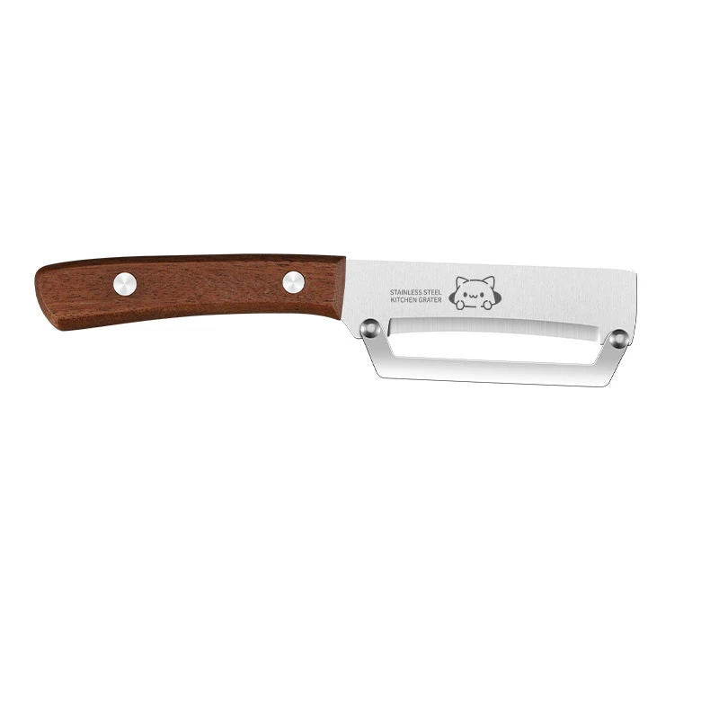 Wooden Handle Paring Knife – Premium Kitchen Fruit & Sugarcane Scraping Tool