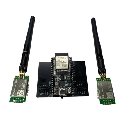 NRF24L01 High-Power Wireless Module Kit - ESP32 DevKitC, E01C & 5V 2A Power Supply for 2.4GHz Testing