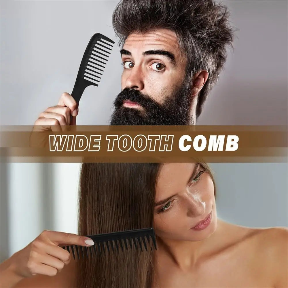 11pcs/15pcs Barber Salon Cloak Set – Adjustable Stylist Cape with Neck Buckle, Dust Removal Brush & Comb