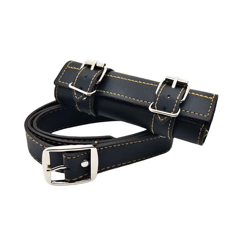 Fashion PU Leather Cosplay Sword Holder Belt – Samurai Anime Costume Accessory for Secure Sword Carry & Roleplay Outfit