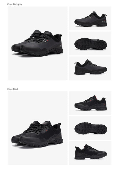 Baasploa Men’s Waterproof Hiking Shoes — Anti-Skid, Wear-Resistant Outdoor Travel Sneakers