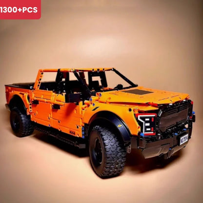 New 1379PCS Ford Raptors F150 Pickup Truck Building Blocks – Technical Sports Car Model Bricks for Kids Racing Vehicle Toy Gifts
