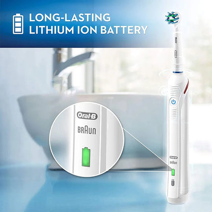 Oral-B Pro 4000 Electric Toothbrush – 3D Action Daily Clean with Pressure Sensor, 4 Modes, Gum Care, Waterproof & Rechargeable