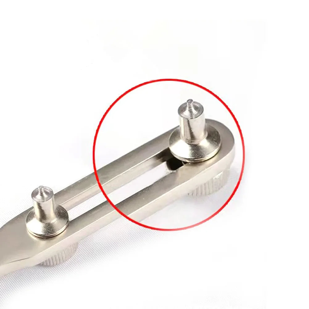 Watch Case Opener & Press Closer Tool - Adjustable Two-Jaw Spanner for Watch Repair and Back Cover Removal