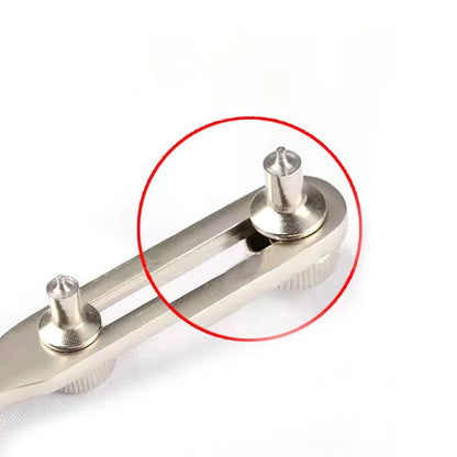 Watch Case Opener & Press Closer Tool - Adjustable Two-Jaw Spanner for Watch Repair and Back Cover Removal