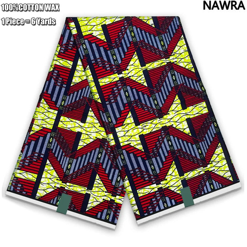 2026 African Real Wax Print Fabric - 100% Cotton Ghana Style Soft Ankara Pagne