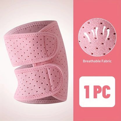 Adjustable Compression Elbow Brace - Breathable Open-Design Tennis Elbow Support with Double Straps