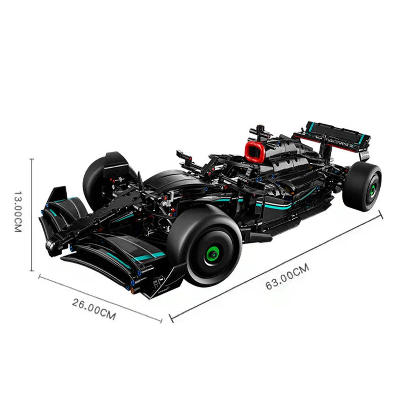 F1 W14 E 42171 Racing Car Building Block — 1642PCS Technical MOC Model Toy for Adults, Birthday Gift