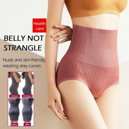 Belly Slimming Panties - High Waist Waist Trainer Body Shaper for Women, Tummy Control Butt Lifter Underwear, Postpartum Shapewear Pants