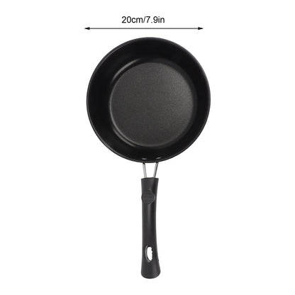 12–20cm Mini Non-Stick Frying Pan – Thickened Stainless Steel Skillet for Gas & Induction Cooking