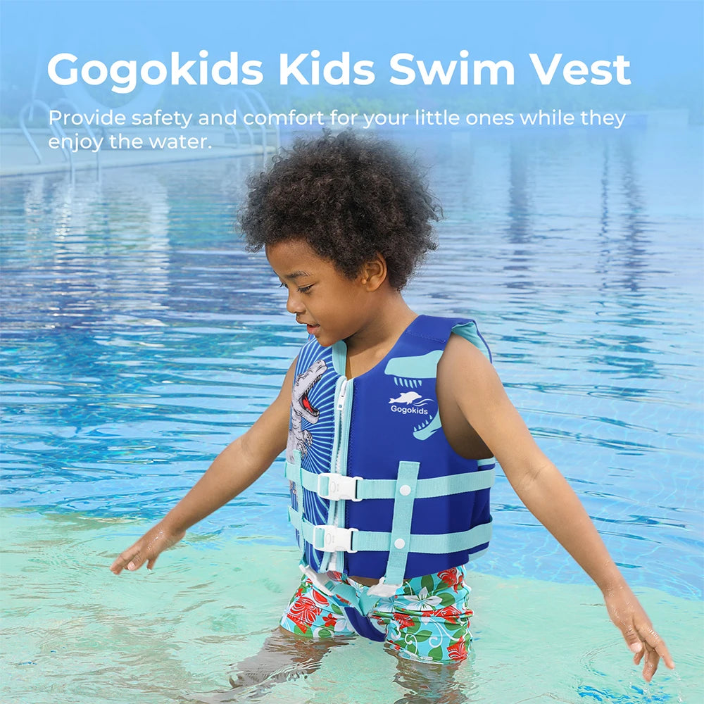 Gogokids Kids Life Jacket – Neoprene Float Vest for Toddlers, Swim Training & Buoyancy Swimwear