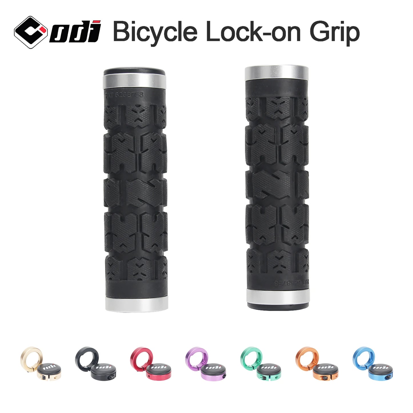 ODI RG01 Bicycle Handlebar Grips – Anti-Slip Lock-On Shock Absorbing MTB & Road Bike Grips