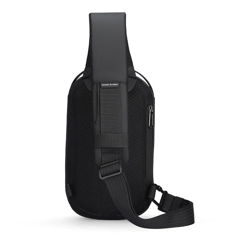 MarkRyden Ratio Arc Mini — Hard-Shell Waterproof Daily Crossbody Bag with USB Charging Port