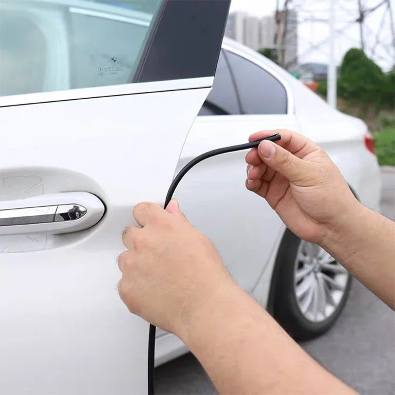 5M Transparent Car Door Edge Protector - PVC Anti-Scratch Anti-Collision Sealing Strip for Vehicle Door Protection & Trim